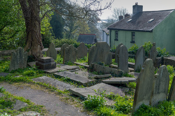 St Illyds Church Graveyard Bridgend UK