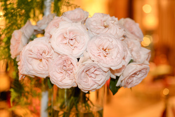 bouquet of pink roses