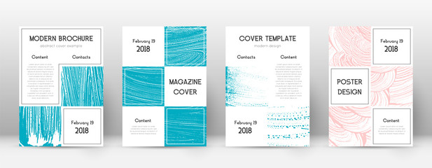 Cover page design template. Business brochure layo