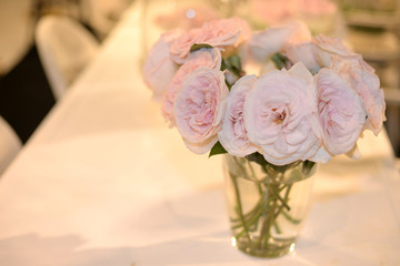 bouquet of pink roses