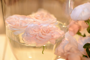 Fototapeta premium rose in a glass