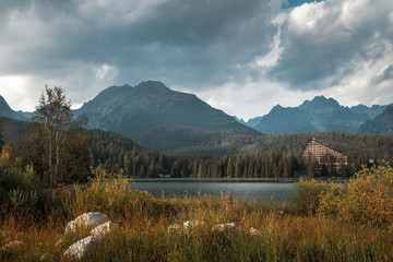 Mountain lake in High Tatra