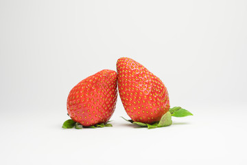 Morangos Frescos e Vermelhos