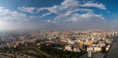 Panoramic view of Abha city in western Saudi Arabia