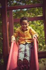 Obraz premium He is so cute and cheerfully boy.