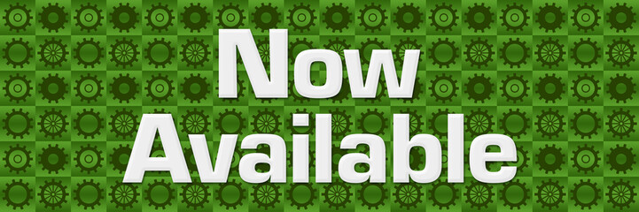 Now Available Green Gears Square Texture 