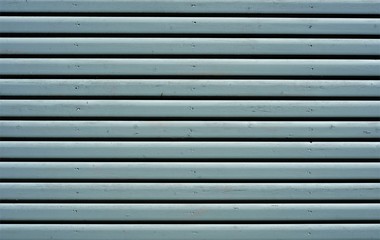 Obraz premium Piece of shed wall with old - weathered blue paint.
