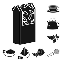 Vector design of medicine and gradient icon. Set of medicine and natural  stock symbol for web.