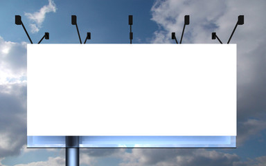 billboard concept. 3d illustration