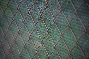 Fototapeta premium metal fence