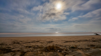 Moon at the Beach