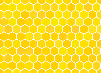 Honeycomb seamless background. Vector illustration. 
