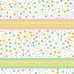 Abstract seamless pattern for kids
