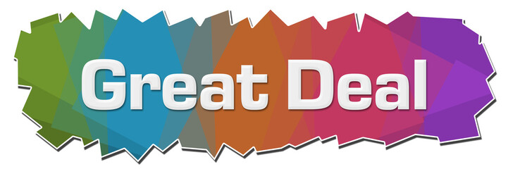 Great Deal Colorful Background Cutout Horizontal 
