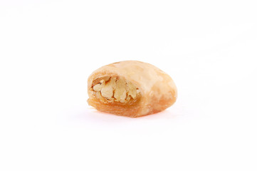 Middle eastern, Turkish sweet pastry baklava isolated on white background
