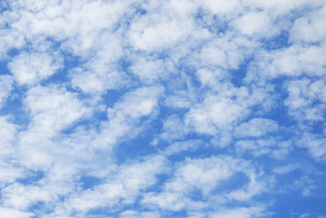 blue sky with clouds