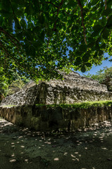 San Miguelito Archaeology Site in Cancun, Mexico