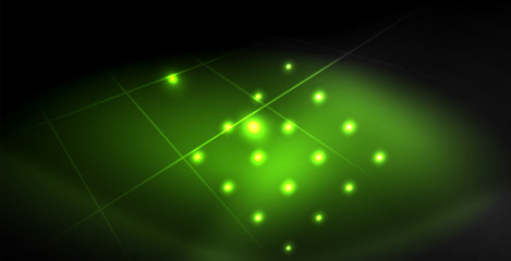 Neon color abstract lines