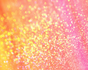  Yellow-pink  background with shining drops of water  