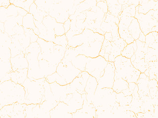 Vector gold chic texture. Patina scratch golden distress grunge background. Gold distressed effect.
