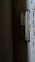 Schrank Shabby chic Weiß Seiteansicht