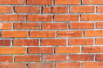 Red brick wall texture background
