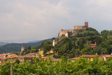 Fototapeta na wymiar Castello Scaligero in Soave