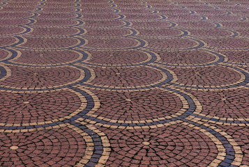 Street paving cobblestone texture