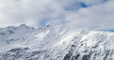 Obraz premium winterliche Berglandschaft in den Alpen 