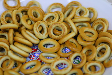 bagels with sesame seeds