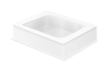 empty cardboard box packaging blank template for design stock vector illustration