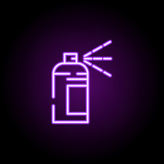spray paint neon icon. Elements of construction set. Simple icon for websites, web design, mobile app, info graphics