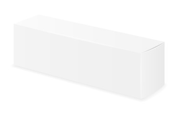 box packaging of toothpaste empty template for design stock vector illustration