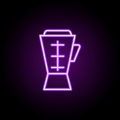 blender neon icon. Elements of web set. Simple icon for websites, web design, mobile app, info graphics