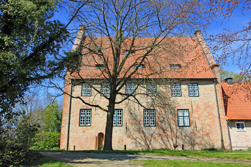 Fototapeta premium Wasserburg Bederkesa (11. Jh., Niedersachsen)