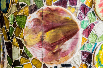 Arrière plan carreaux couleur