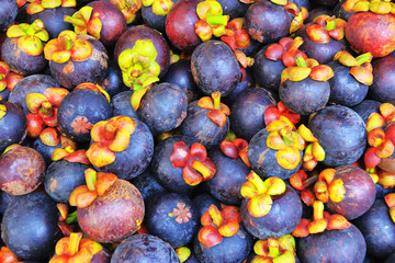 Mangosteen, Thai fruit with a sweet and delicious taste