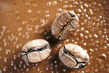 Coffee in chocolate.