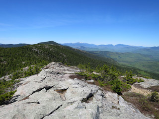View towards Mt Washington from Middle Moat Mountain, near Conway, New Hampshire
