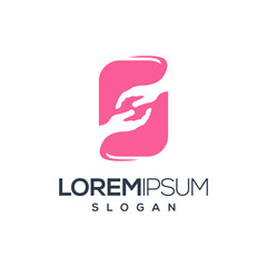 awesome hand logo design,vector,illustration ready to use