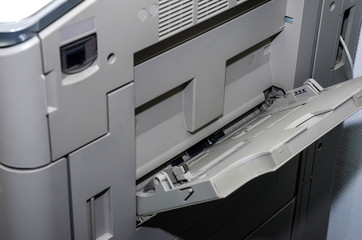 part of the copier close up