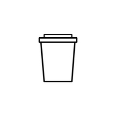 Cup of coffee. Vector icon 