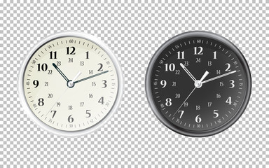 Classic and modern mens watches. Realistic illustration.