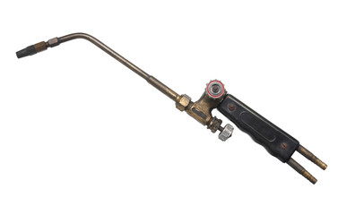 Welding torch (with clipping path) isolated on white background