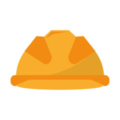 Safety helmet construction builder engineer isolated
