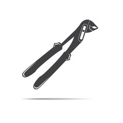 Wrench. Spanner repair tool. Sign 