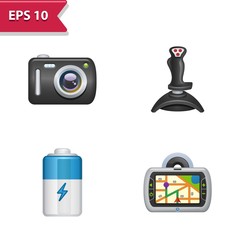 Professional, pixel-aligned icons in realistic colors.
