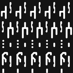 minimalistic pattern of symbols