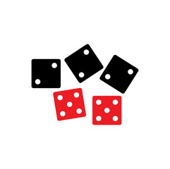 Casino icon on background for graphic and web design. Simple vector sign. Internet concept symbol for website button or mobile app.