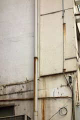 The surface of the old outer wall 